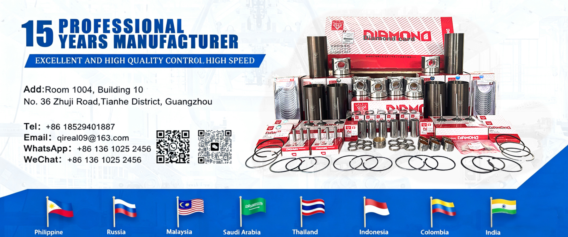 quality KOMATSU Engine Parts factory